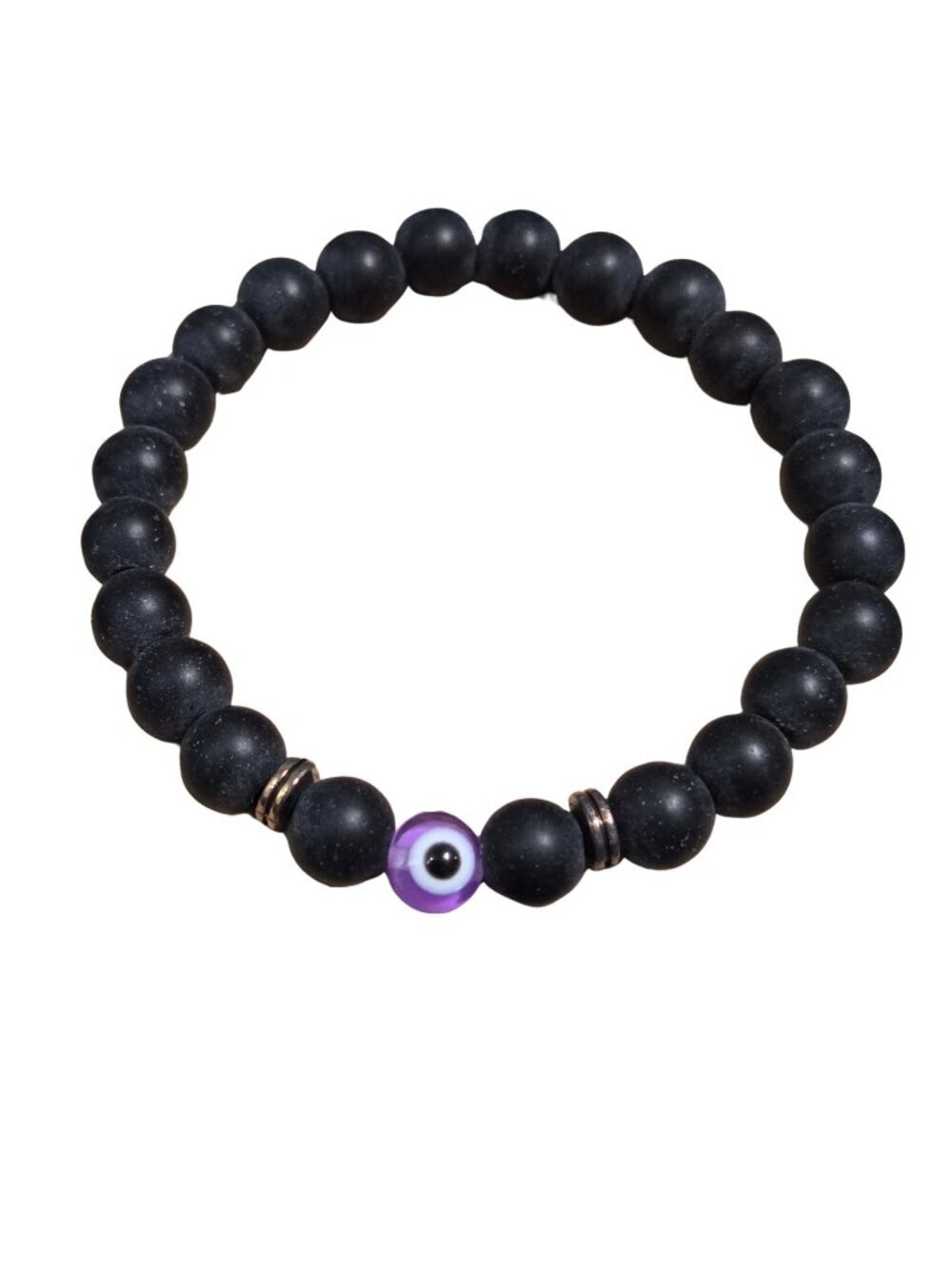 3/$20 NIP | Evil Eye Blue Gold Beaded Protection Bracelet Spiritual Luck Boho